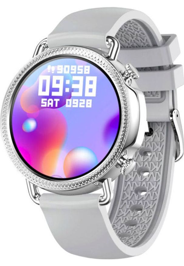 Smartwatch Rubicon RNBE74 Srebrny (RNBE74SIBX). Rodzaj zegarka: smartwatch. Kolor: srebrny