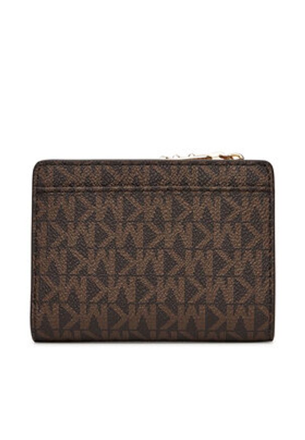 MICHAEL Michael Kors Mały Portfel Damski 32S5G8ED7V Brązowy. Kolor: brązowy. Materiał: skóra