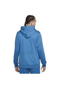 Nike - Męska Bluza Z Kapturem DF FC Libero. Typ kołnierza: kaptur. Kolor: niebieski
