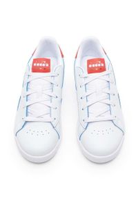 Diadora sneakersy dziecięce Game P Smash kolor biały. Nosek buta: okrągły. Zapięcie: sznurówki. Kolor: biały. Materiał: guma