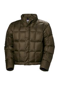 Kurtka puchowa Helly Hansen Arc Down. Kolor: brązowy. Materiał: puch