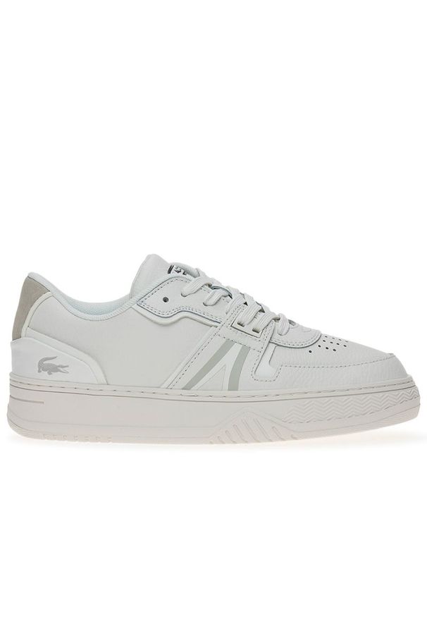 Buty Lacoste Court 742SFA0076-65T - białe. Kolor: biały. Materiał: guma, poliester, syntetyk, skóra, tkanina. Szerokość cholewki: normalna
