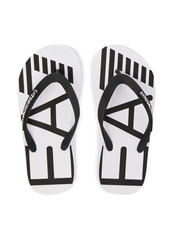 EA7 Emporio Armani Japonki 7X000659 AF22188 MZ021 Biały. Kolor: biały. Materiał: syntetyk