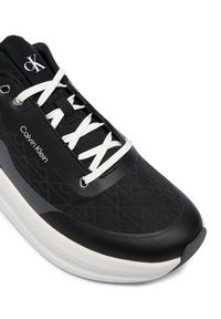 Calvin Klein Sneakersy Chunky Runner Laceup Mix Aop YW0YW02077 Czarny. Kolor: czarny. Materiał: materiał #3