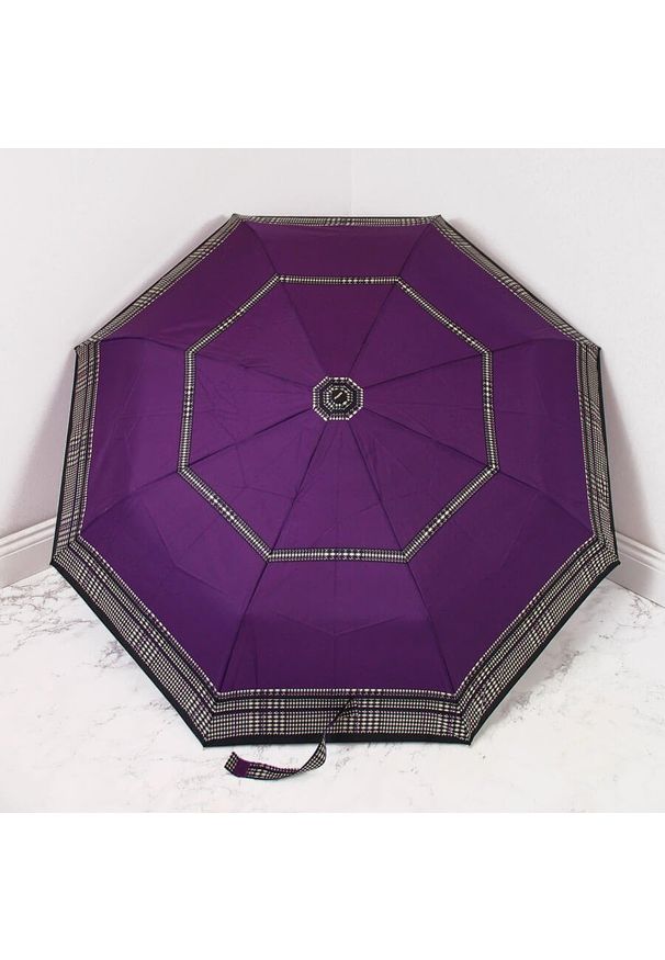 Parasol składany DOPPLER PA122 fioletowy. Kolor: fioletowy. Materiał: materiał