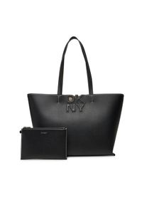 DKNY Torebka R51AAJ38 Czarny. Kolor: czarny. Materiał: skórzane
