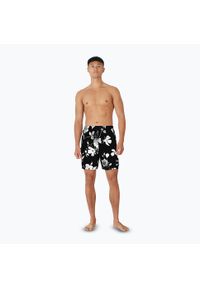 Szorty kąpielowe męskie Nike Fine Floral 7" Volley. Kolor: czarny