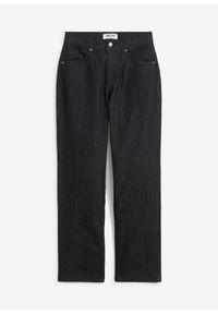 bonprix - Dżinsy o kroju extra loose fit z prostymi nogawkami i regulowanym pasem. Kolor: szary #1