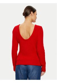 Morgan Sweter 242-MUNCH Czerwony Regular Fit. Kolor: czerwony. Materiał: syntetyk #3