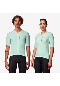 VAN RYSEL - Koszulka rowerowa szosowa Van Rysel RCR-R 2. Kolor: niebieski, wielokolorowy, zielony. Materiał: poliester, materiał, elastan. Sport: kolarstwo #1