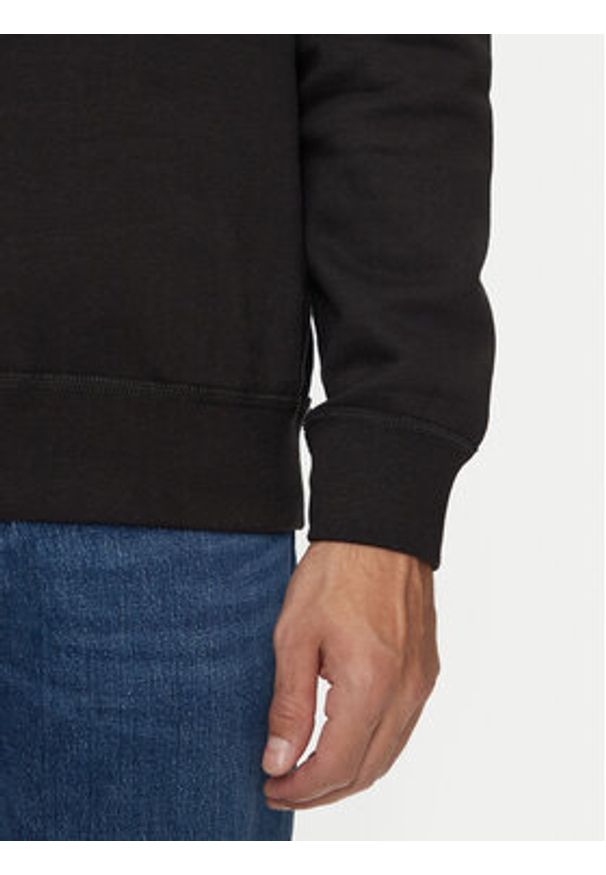 TOMMY HILFIGER - Tommy Hilfiger Bluza Essential MW0MW37232 Czarny Regular Fit. Kolor: czarny. Materiał: bawełna