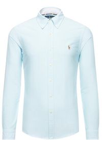Polo Ralph Lauren Koszula Classics 710784299011 Błękitny Slim Fit. Typ kołnierza: polo. Kolor: niebieski. Materiał: bawełna #5