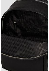 Karl Lagerfeld - KARL LAGERFELD Czarny plecak Ikon Pebble Md Backpack. Kolor: czarny #4