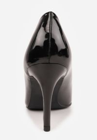 Born2be - Czarne Klasyczne Lakierowane Czółenka na Szpilce Naoise. Kolor: czarny. Materiał: lakier. Obcas: na szpilce. Styl: klasyczny #6