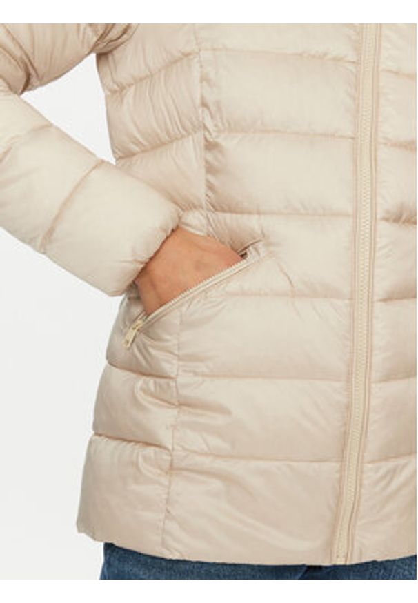 TOMMY HILFIGER - Tommy Hilfiger Kurtka przejściowa WW0WW39581 Beżowy Regular Fit. Kolor: beżowy. Materiał: syntetyk