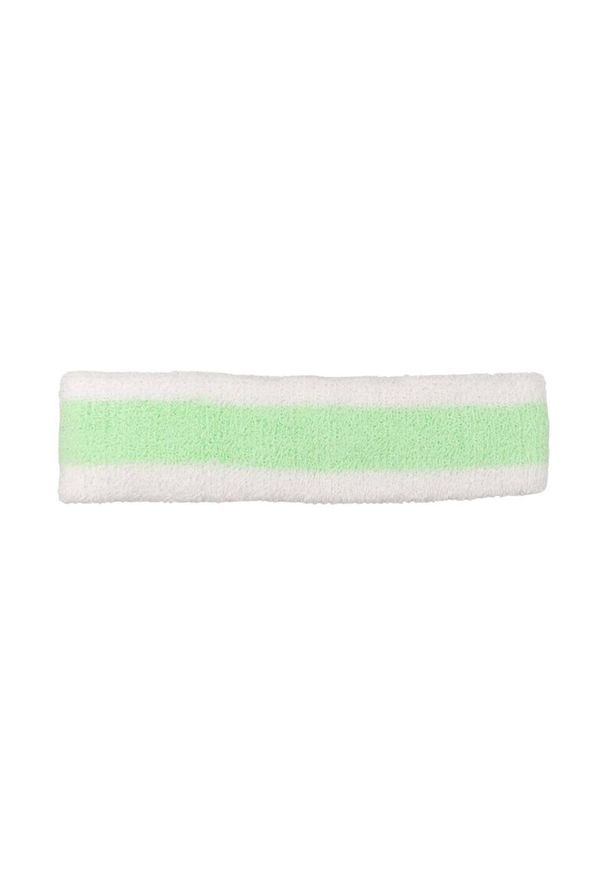Nike - N0001544117OS Opaska Na Głowę Swoosh. Kolor: biały, zielony, wielokolorowy