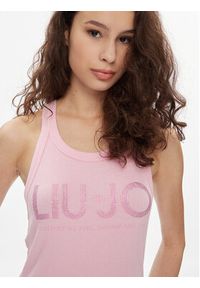 Liu Jo Top MA4327 J4695 Różowy Slim Fit. Kolor: różowy. Materiał: wiskoza