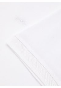 Pako Lorente - PAKO LORENTE – Gładki t-shirt polo w białym kolorze. Okazja: na co dzień. Typ kołnierza: polo. Kolor: szary, biały, czerwony, różowy, oliwkowy. Materiał: bawełna. Wzór: gładki. Styl: casual #4