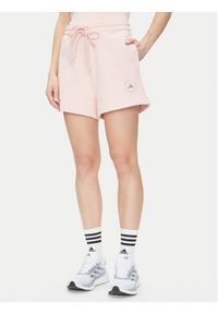 Adidas by Stella McCartney - adidas by Stella McCartney Szorty sportowe True Casuals JI5060 Różowy Loose Fit. Kolor: różowy. Materiał: bawełna