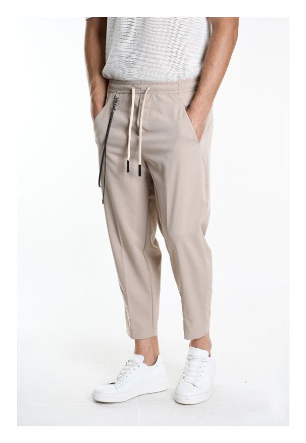 Xagon Man Spodnie | P25032ZXAG92 | Mężczyzna | Beżowy. Okazja: na co dzień. Kolor: beżowy. Materiał: wiskoza, elastan, poliester. Styl: elegancki, klasyczny, casual