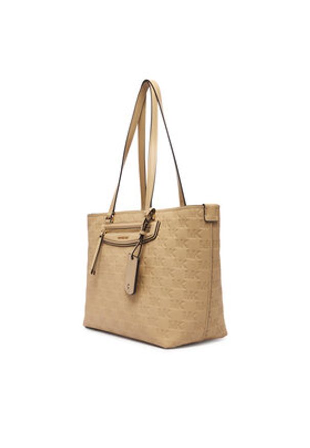 MICHAEL Michael Kors Torebka 30S6GTVT6B Beżowy. Kolor: beżowy. Materiał: skórzane