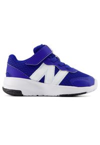 Buty niemowlęce New Balance IT578RB – niebieskie. Okazja: na co dzień. Zapięcie: rzepy. Kolor: niebieski. Materiał: guma, syntetyk, materiał. Szerokość cholewki: normalna. Sport: bieganie #1