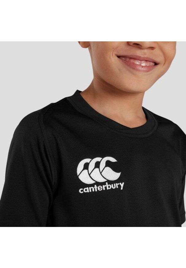CANTERBURY - Koszulka dla dzieci Canterbury Club. Typ kołnierza: polo. Kolor: czarny. Styl: młodzieżowy