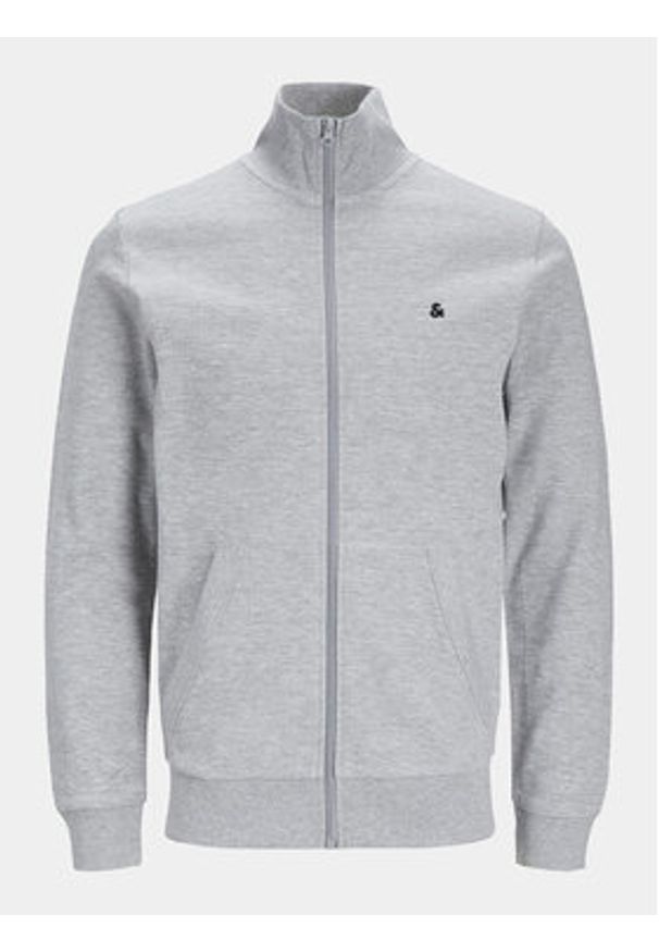 Jack & Jones - Jack&Jones Bluza Paulos 12250737 Szary Standard Fit. Kolor: szary. Materiał: syntetyk, bawełna