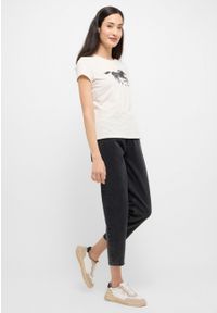 Mustang - MUSTANG CHARLOTTE TAPERED DAMSKIE SPODNIE JEANSOWE JEANSY DŻINSY DENIM BLACK 1015572 4000 841. Materiał: denim, jeans #8
