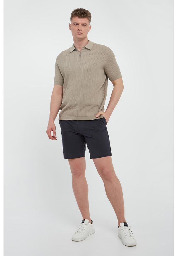 Armani Exchange - Polo męskie bawełniane ARMANI EXCHANGE. Typ kołnierza: polo. Materiał: bawełna