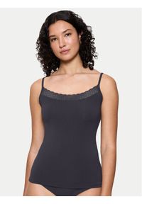 Triumph Top Feel Of Modal 10221654 Szary Slim Fit. Kolor: szary