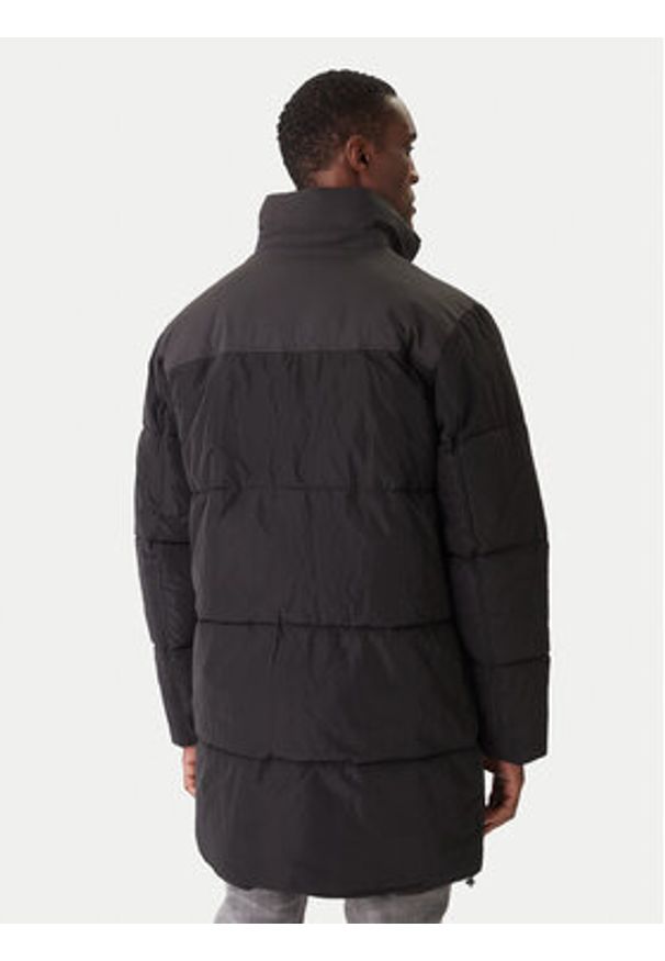 Karl Lagerfeld - KARL LAGERFELD Kurtka zimowa 455001 554501 Czarny Regular Fit. Typ kołnierza: dekolt w karo. Kolor: czarny. Materiał: syntetyk. Sezon: zima