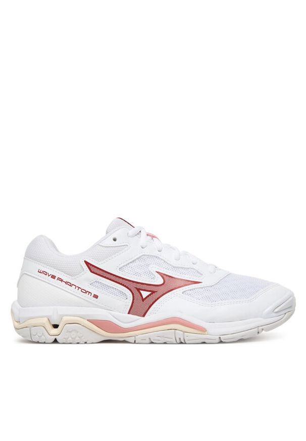 Mizuno Buty halowe Wave Phantom 3 X1GB2260 73 Biały. Kolor: biały. Materiał: skóra. Model: Mizuno Wave
