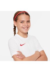 Koszulka treningowa chłopięca Nike Park Vii. Kolor: biały. Długość rękawa: krótki rękaw. Długość: krótkie