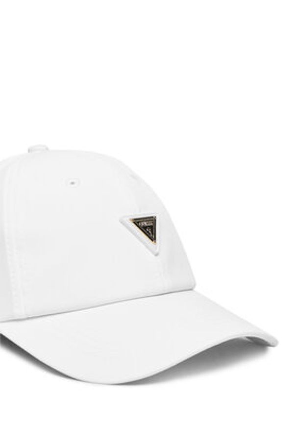 Guess Czapka z daszkiem V4YZ01 WG982 Biały. Kolor: biały. Materiał: materiał, nylon