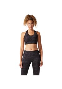 Biustonosz sportowy damski Asics Piping GPX Bra. Kolor: czarny. Materiał: poliester. Sport: fitness