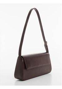 mango - Mango Torebka Simple 67067712 Brązowy. Kolor: brązowy. Materiał: skórzane #6