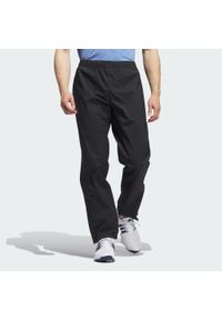 Adidas - Spodnie RAIN.RDY Golf. Kolor: czarny. Materiał: materiał. Sport: golf