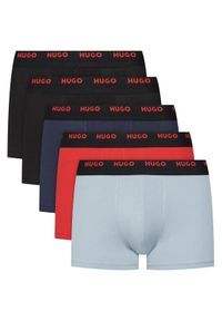 Hugo - HUGO Komplet 5 par bokserek 50532619 Kolorowy. Materiał: bawełna. Wzór: kolorowy
