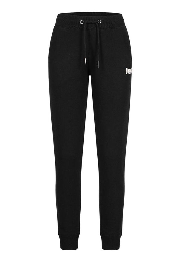 Damskie spodnie dresowe Lonsdale Weycroft. Kolor: czarny. Materiał: dresówka