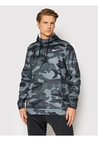 Nike Bluza techniczna Camo Training DD1757 Zielony Regular Fit. Kolor: zielony. Materiał: syntetyk