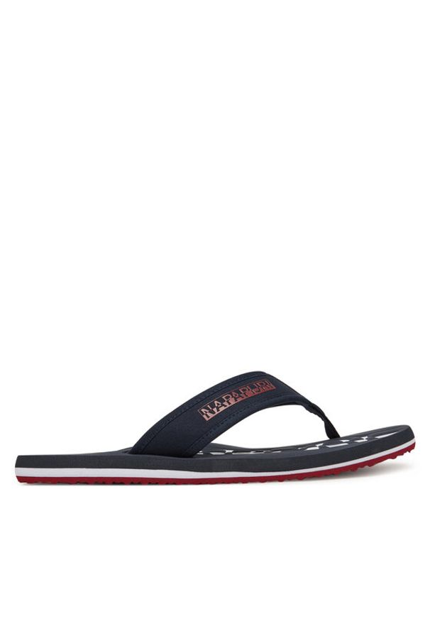 Napapijri Japonki Elm NP0A4IQU Granatowy. Kolor: niebieski. Materiał: materiał