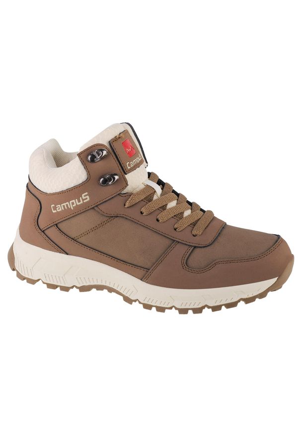 Buty trekkingowe damskie, Campus Rosa. Kolor: brązowy. Materiał: guma, skóra, tkanina, materiał, syntetyk