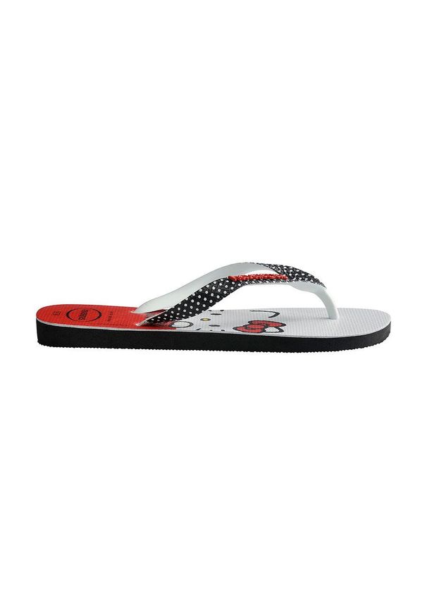 Havaianas - Japonki. Kolor: czarny. Materiał: materiał, guma