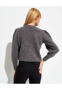 ISABEL MARANT - Szary sweter Emma. Kolor: szary. Materiał: materiał. Długość rękawa: długi rękaw. Długość: długie #4