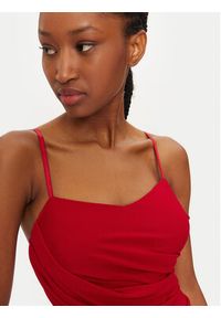 Rinascimento Sukienka wieczorowa 1000768835394 Czerwony Slim Fit. Kolor: czerwony. Materiał: syntetyk. Styl: wizytowy #3