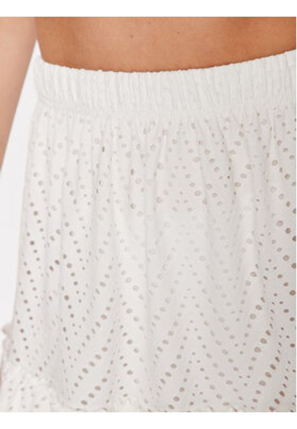 JDY Spódnica mini 15254681 Biały. Kolor: biały. Materiał: syntetyk