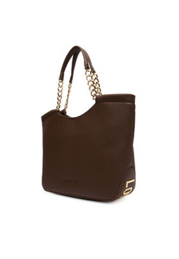 Love Moschino - LOVE MOSCHINO Torebka JC4031PP1NLT0301 Brązowy. Kolor: brązowy. Materiał: skórzane
