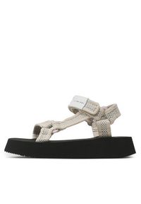 Calvin Klein Jeans Sandały Prefresato Sandal Webbing Mesh YW0YW00969 Beżowy. Kolor: beżowy. Materiał: materiał #6