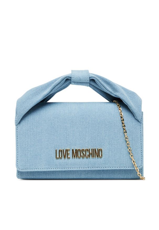 Love Moschino - LOVE MOSCHINO Torebka JC4251PP0MKR0700 Niebieski. Kolor: niebieski